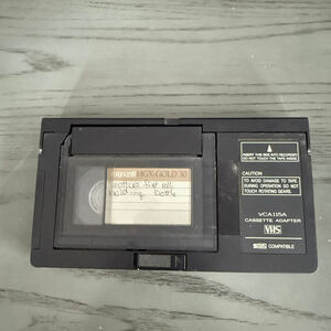 Maxell Black VHS Cassette Adapter
